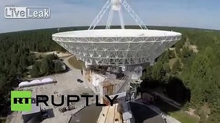 [TOP]Latvia: Drone reveals ex-Soviet telescope [2015]