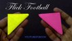 Flick Football Finger Game Origami For Kids : How to Make a Paper Flick Football