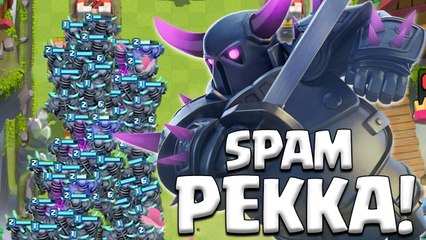 Clash Royale Deck Spawn PEKKA, effet de SURPRISE !