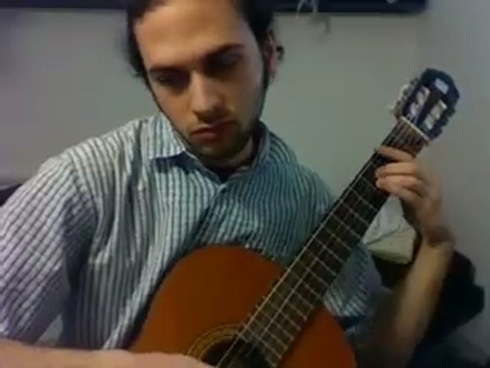 Zelda overworld theme on guitar