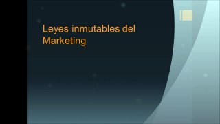 Leyes inmutables del Marketing 17 - 22.wmv