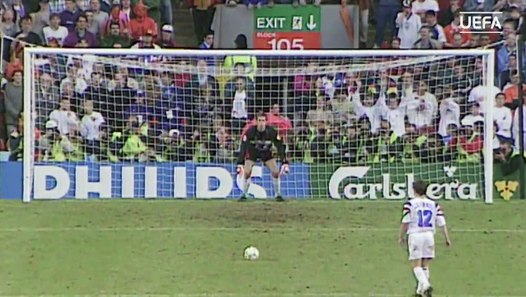 EURO 96 highlights_ France v Netherlands penalty shootout ...