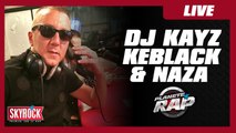 Session Live de Dj Kayz, Keblack & Naza dans Planète Rap !