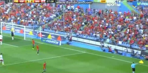 Thiago Alcantara hits The Post - Spain 0-0 Georgia - 07-06-2016