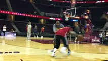 Kyrie Irving Going 1-on-1 with Assistant Coach at Cavs Practice   Game 3 Preview  2016 NBA Finals