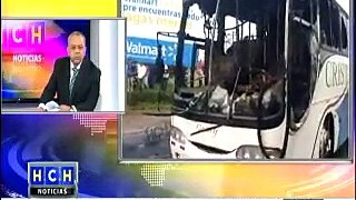 HCH/Queman  y asesinan a una persona en interior de autobús de la empresa de transporte “Cristina”