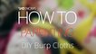 DIY Burp Cloths