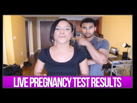 LIVE PREGNANCY TEST RESULTS