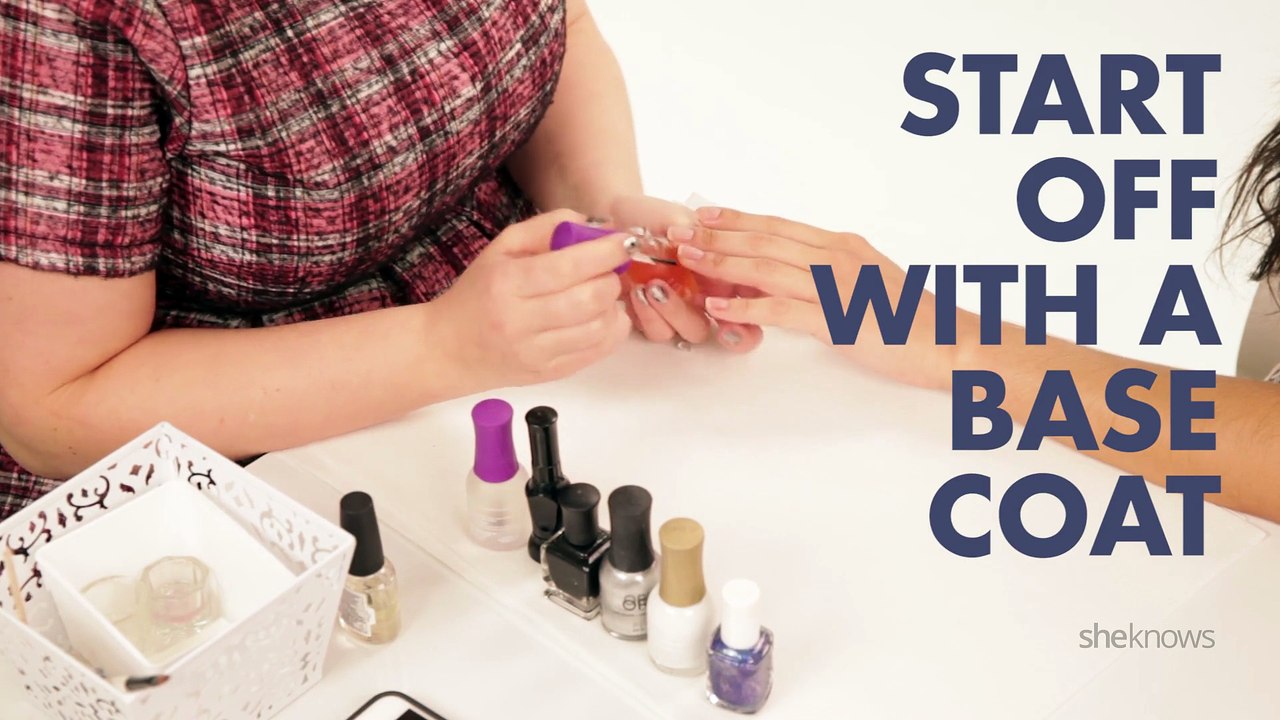 Frozen Nail Art Tutorial