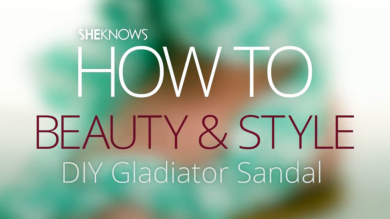 How to Make a Gladiator Sandal