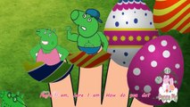 Peppa Pig Finger Family Song - Peppa Pig Hulk Magical Surprise Eggs - Kids Songs