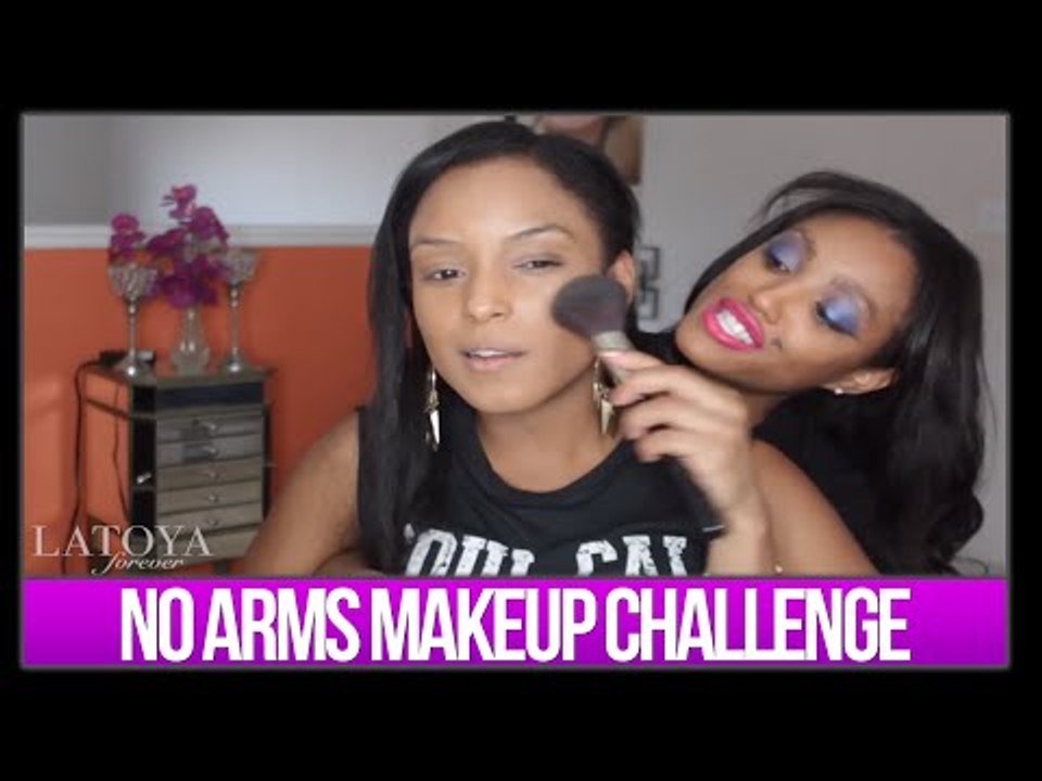 NO ARMS MAKEUP CHALLENGE