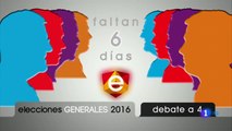 tve - elecciones generales 2015 - debate a 4 - faltan 6 días