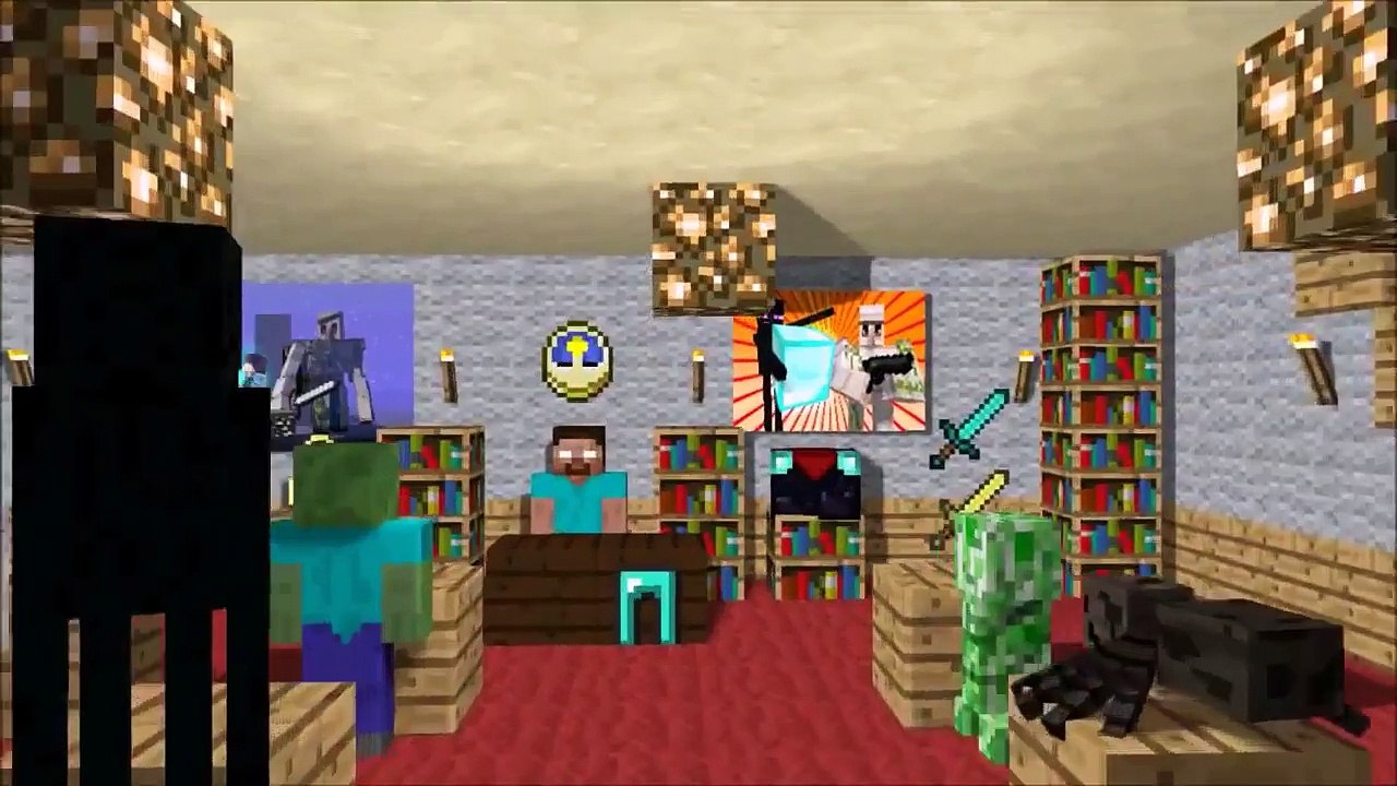 Monster School  Girls vs Boys Brewing Challenge Minecraft Animation