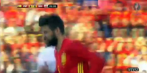 Spain 0 - 1 Georgia Goals and Highlights Friendly Match 7-6-2016