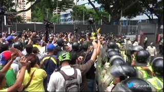 Así transcurrio la marcha en Caracas convocada al CNE