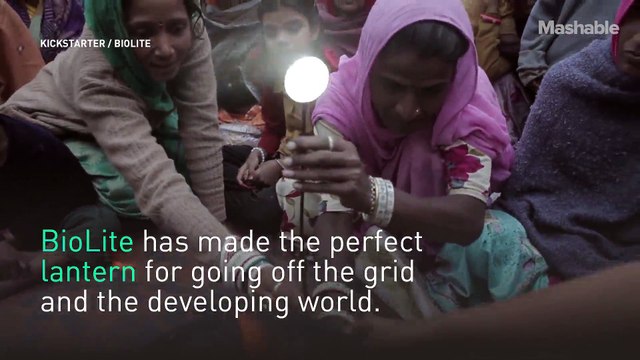 The energy-efficient lantern that can also charge your phone
