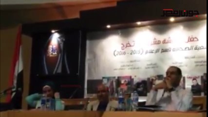 حفل مناقشة مشروعات تخرج شعبه الصحافة قسم إعلام المخطئ هو من يعمل كثيرا