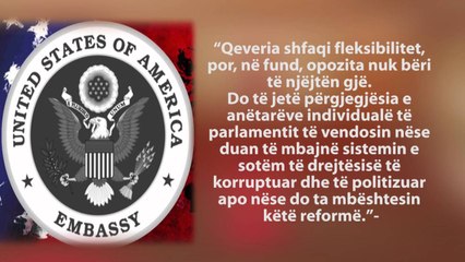 Report TV - Drejtësia, SHBA-BE kritika PD: Shumica të miratojë reformën