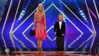America's Got Talent 2016 Alla & Daniel Novikov Mother Son Dance Duo Full Audition S11E02