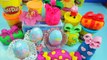 Play doh gift packages Kinder surprise eggs Daisy Duck Peppa pig Barbie girl
