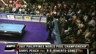 Daryl Peach Vs Roberto Gomez Finals WPC 2007 [rack 19]