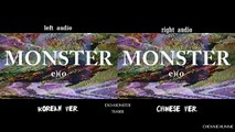 EXO - MONSTER Teaser (Korean Chinese MV Comparison)