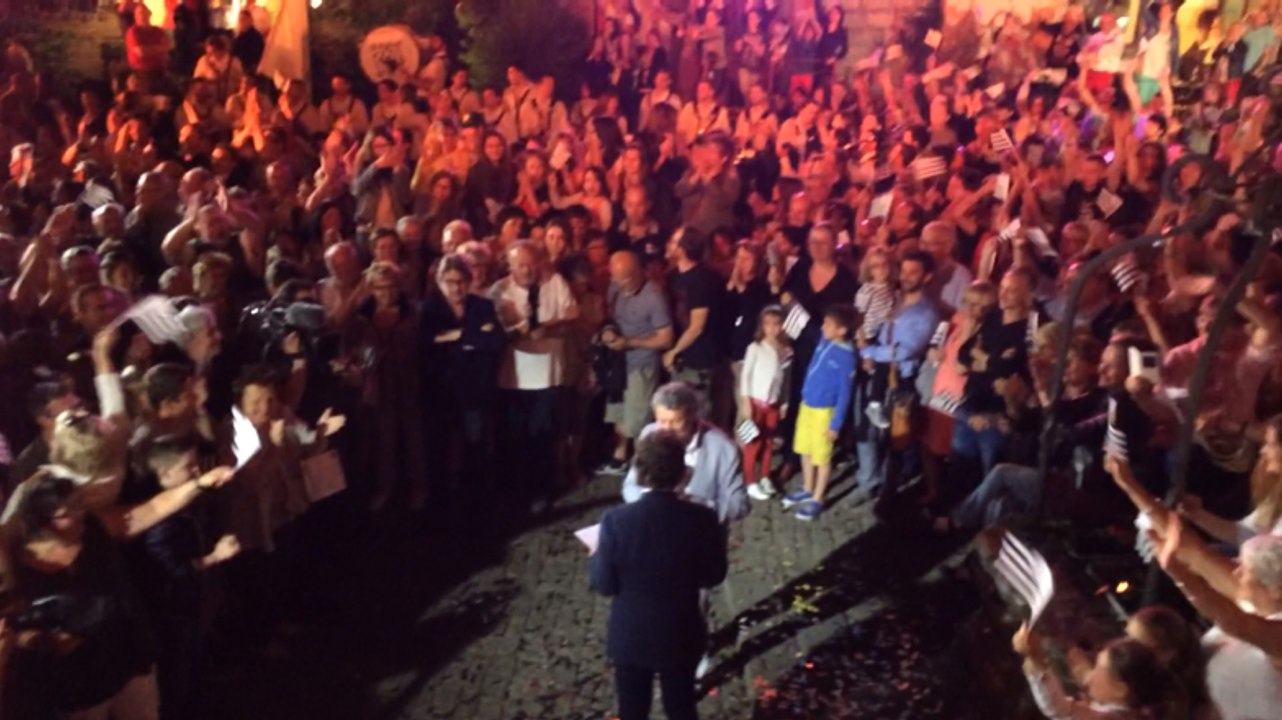 La joie après la victoire à Rochefort