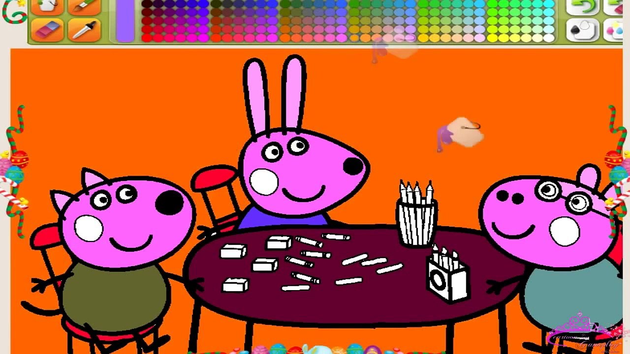 Свинка Пеппа - #раскраска_8 Peppa Pig