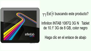 Infiniton INTAB 1087Q 3G N   Tablet de 10.1' 3G de 8 GB, color negro