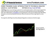 FOREX |TRAINING CLASS |#22 Bull Flags and Bear Flags