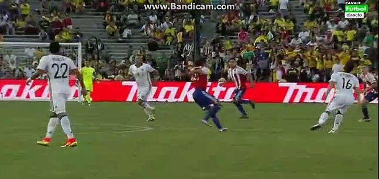 Oscar Romero Horror foul gets Injured - Colombia 0-0 Paraguay - 07-06-2016