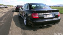 1000HP  Audi S4 B5 Anti-Lag Sound! Flames & Accelerations!