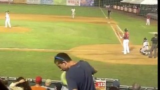 Miguel Sano Homerun - New Britain Rockcats vs Portland Sea Dogs 7-23-13