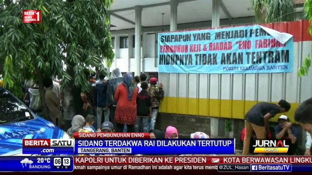 Sidang Perdana Kasus Pembunuhan Eno Dilakukan Tertutup