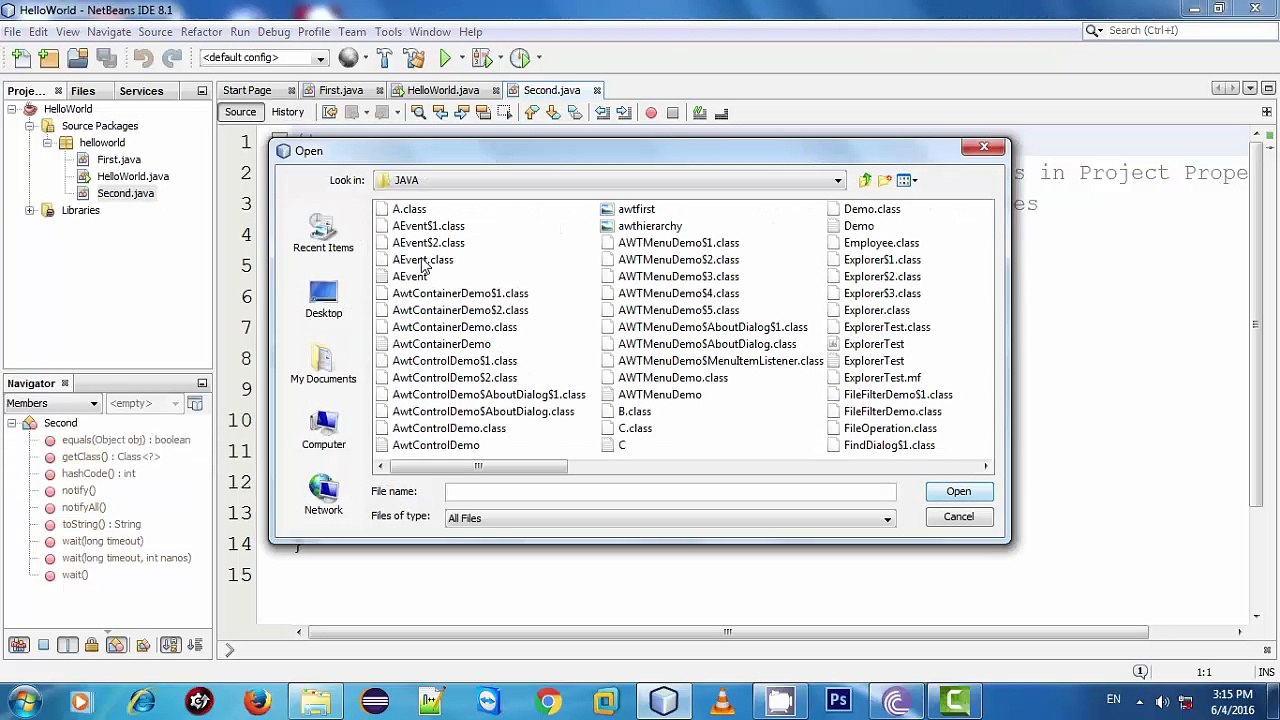 netbeans overview of filemenu in java tamil tutorial