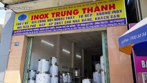 Nồi nấu phở tại Đà Nẵng