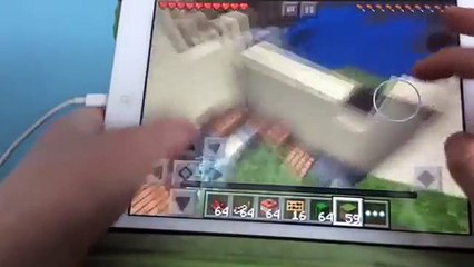 minecraft trolling my brother and toturial how to make tree trap thing