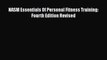 Read Book NASM Essentials Of Personal Fitness Training: Fourth Edition Revised E-Book Free