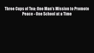 Read Book Three Cups of Tea: One Man's Mission to Promote Peace - One School at a Time ebook