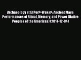 Read Archaeology at El Per?-Waka?: Ancient Maya Performances of Ritual Memory and Power (Native