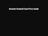 [PDF] Beckett Football Card Price Guide Download Full Ebook