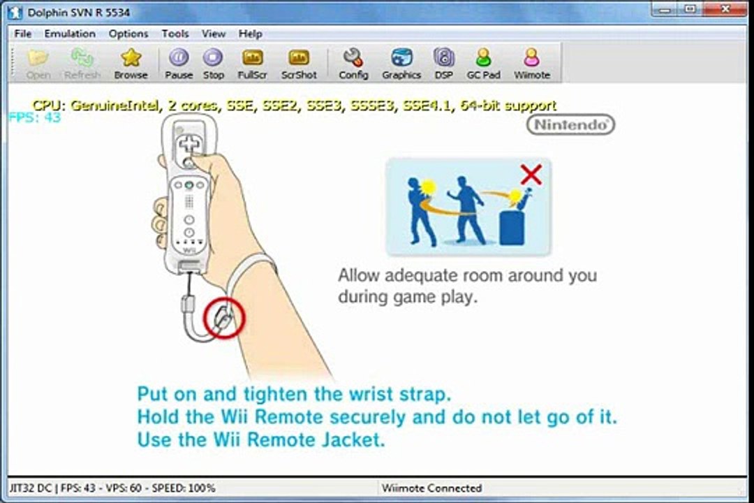 Games Island on Dolphin v2.0 - Nintendo Wii Emulator