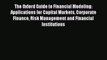 [PDF] The Oxford Guide to Financial Modeling: Applications for Capital Markets Corporate Finance