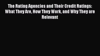 Read The Rating Agencies and Their Credit Ratings: What They Are How They Work and Why They