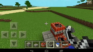 Minecraft pe~Comment faire un canon a TNT
