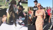 Amber Rose Flaunt Her Milky Cleavage At Coachella Music Festival 2016