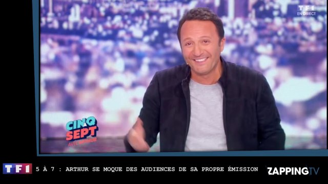 Cinq à Sept : Arthur se moque des mauvaises audiences de sa propre émission