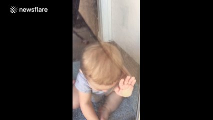 Baby doesn't know how funny his life struggles are