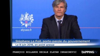 Zlatan Ibrahimovic recalé par François Hollande (vidéo)